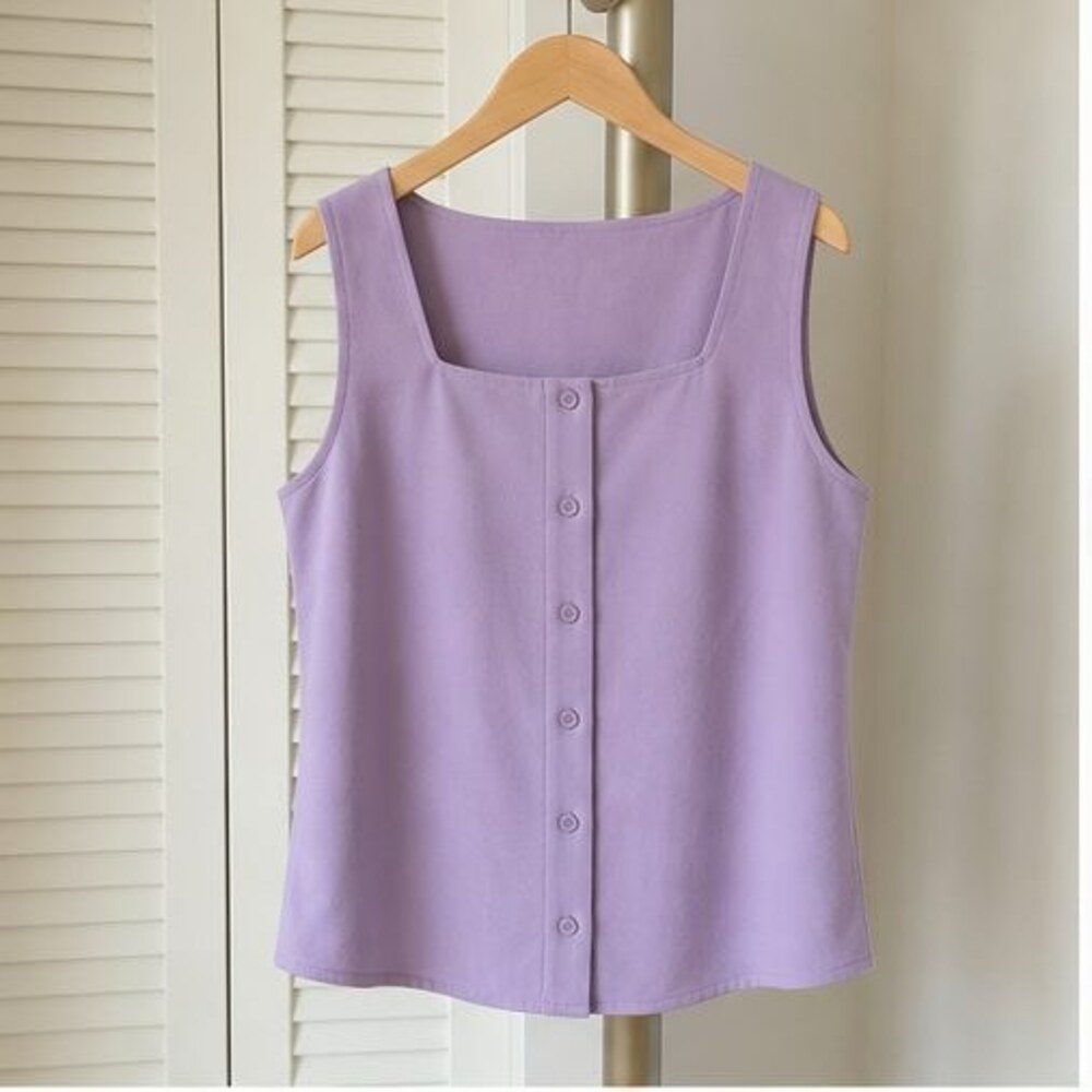 Lilac Tie Neck Blouse